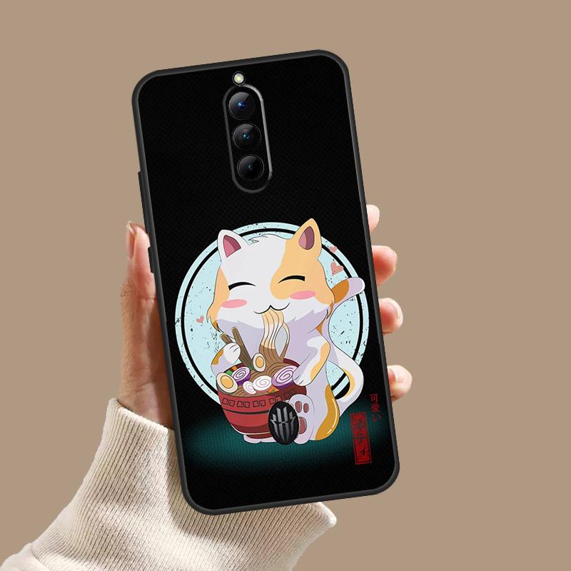 Ramen Cat Japanese Art Case For ZTE Nubia Red Magic 10S 9S 8S 8 9 10 11 Pro Plus 6 7 6S 7S Pro 5G 6R 10 Air Cover