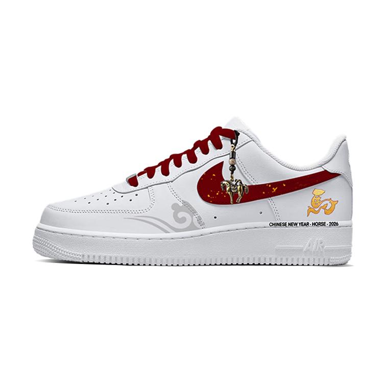 Nike Scarpe da Skateboard Nike Air Force 1 Thermal Coverage Low top da Uomo Bianche CW2288-111 (Team1681-)