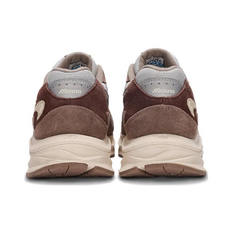 Mizuno Pi Retro Vintage Thick Sole Suede Synthetic Leather Shock Absorption Non-Slip Breathable Low-Top Casual Running Shoes D1GH2323-03