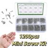 1200 Stück Kleine Selbstschneidende Schrauben Mini Mini Schrauben Set Mikro Schrauben Brillenreparatur