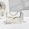 Fashionable Lock Buckle Chain Shoulder Bag Women's New 2026 Luxury Sensation Lightweight Crossbody Bag Womens Underarm Bag