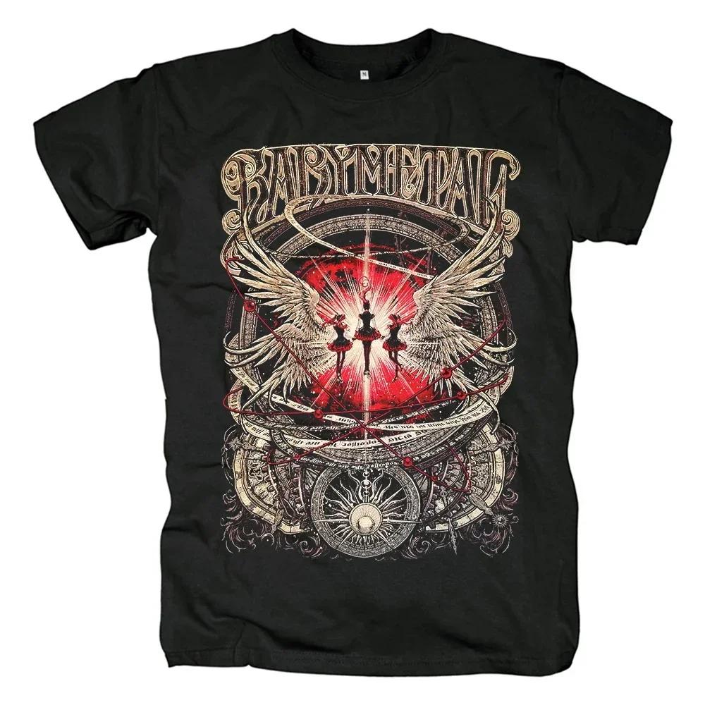 BABYMETAL Harajuku Muster Mode T-Shirt Unisex Baumwolle O-Ausschnitt Lässig Übergröße Kleidung Sommermode Druck Unisex T-Shirt