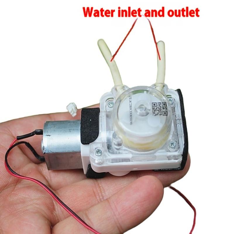 1Pcs Self Priming Pump Micro Dc 3V 3.7V Peristaltic Water Pump Can Change Flow Direction Of Inlet And Outlet Small Liquid Pump