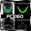 For Honda PCX160 Headlights Tail Light Film Instrument Film Smoked Black Transparent Protective Film Waterproof Modification