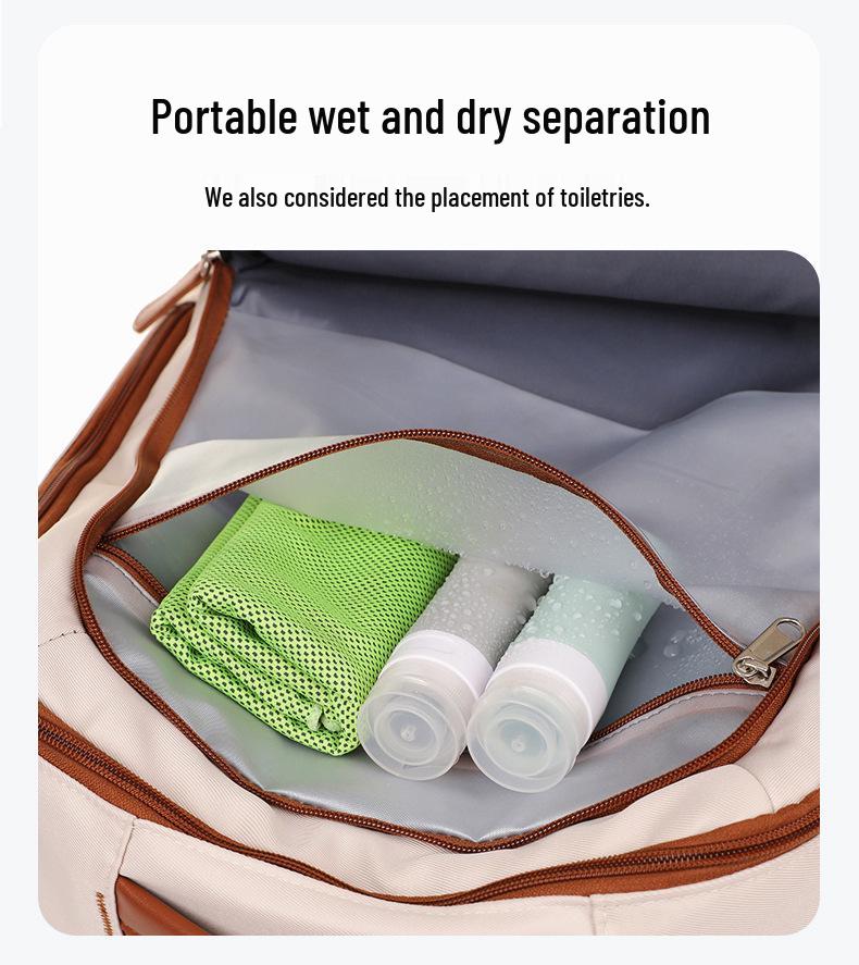 Unisex Waterproof Travel Backpack: High-End, Expandable with Large Capacity for Laptops