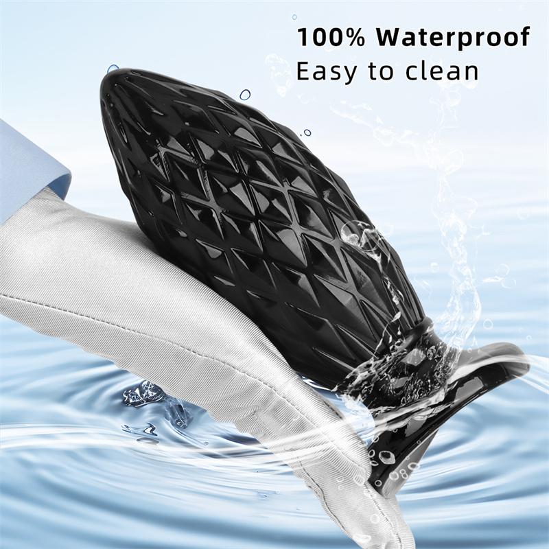 Super Large Black Stimulating Soft Anal Plug Suction Cup Anal Sex Supplies Adult Toys