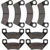 Compatible Brake Pad Kit Front Rear Metallic For Wildcat Sport 700 Fits Models With 1436 811 And 2502 217 Numbers