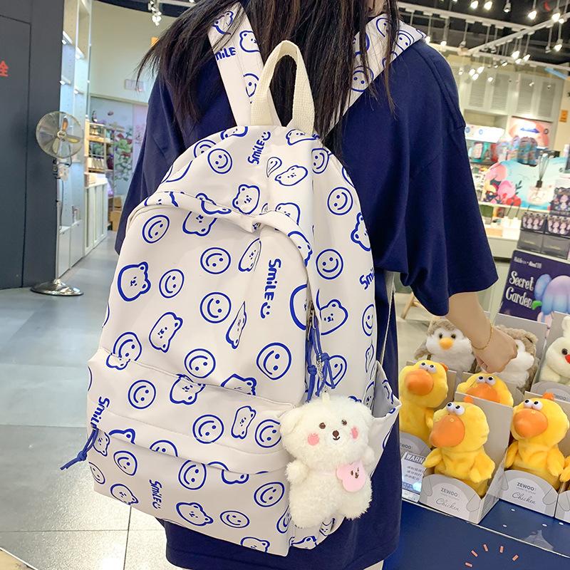 

Girls Elementary School Children Cute Smiling Middle School Students Junior High School Students Backpacks