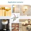  3-Wire Pull Chain Switchs Versatile Pull Chain Switchs Simple Installation for Clear Ceiling Fan or Hangings Lamp