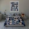 Geometric abstract shapes Bedding Duvet cover sets Duvet covers Pillowcases gifts (1 * Duvet Cover 2 * Pillowcases, without duvet insert)