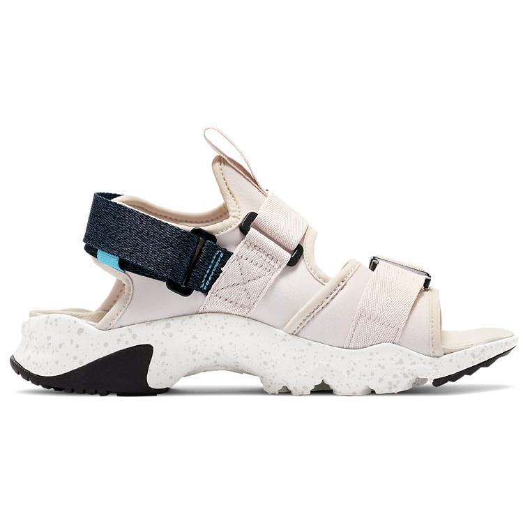 Nové sportovní sandály Nike Outdoor s otevřenou špičkou béžové 'Desert Sand Lagoon Pulse Black' dámské CV5515-004