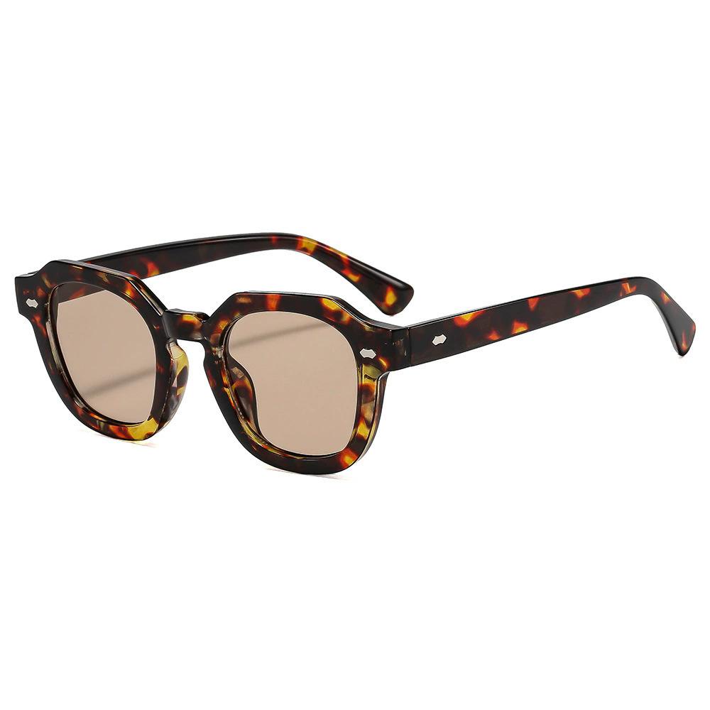 

Retro Square Frame Double Bridges Sunglasses 2026 Retro Rivets Brand Designer Female Sun Glasses Luxury Eyewear Gafa De Sol