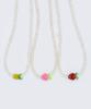 Bonbeau Juicy Fresh Water Pearl Necklace Colored Beads Fruit Pendant Freshwater Pearl Necklace