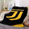 Decke mit Juventus Fußballclub Thema Aufdruck - Perfekt für Sofa, Bett, Reisen & Outdoor | Maschinenwaschbar, Gemütlich & Langlebig.