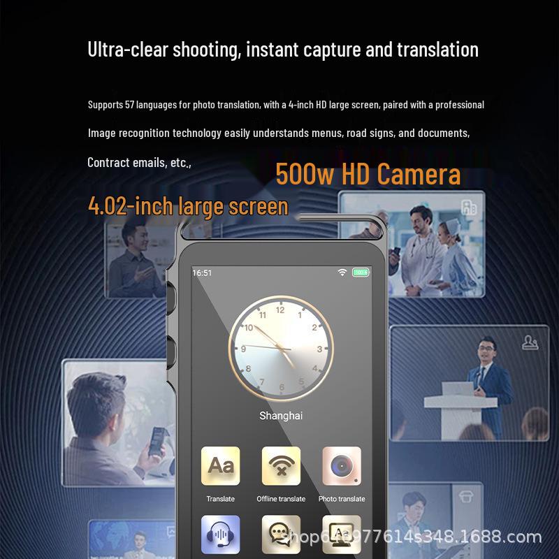 AI Smart Voice Translator: Russian-Arabic Online & Offline Portable Device