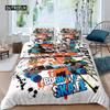 Skateboard Quilt Cover Boys Teens Sports Comforter Cover Microfiber 2/3pcs Graffiti Art Single Size Bed Linen Package Double Size Queen Size King Size