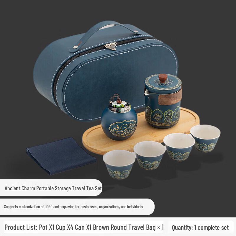 Nordic Portable Ceramic Travel Tea Set
