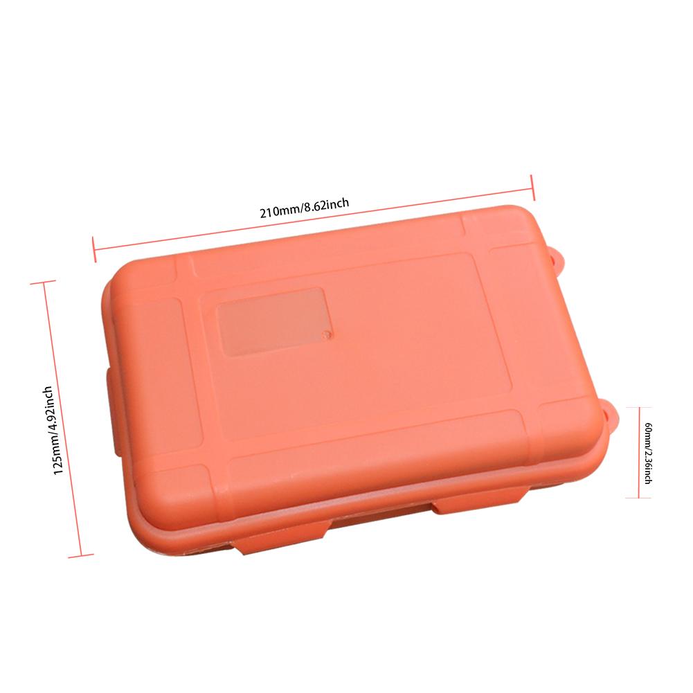 Outdoor Survival Box Container Portable Travel Storage Box Waterproof Shockproof Dustproof Outdoor Camping Supplies