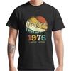 Made In 1976 All Original Parts Birthday 1976 Limited Edition Gift Tshirt 100 Cotton Printed Short Sleeve Graphic Clothes
