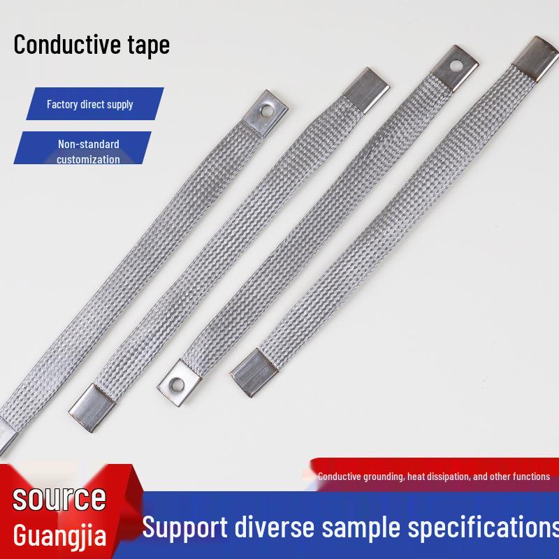 

Aluminum-Magnesium Alloy Tinned Copper Braided Wire for Electrical Equipment and Battery Grounding 1.5 sq mm/100m roll