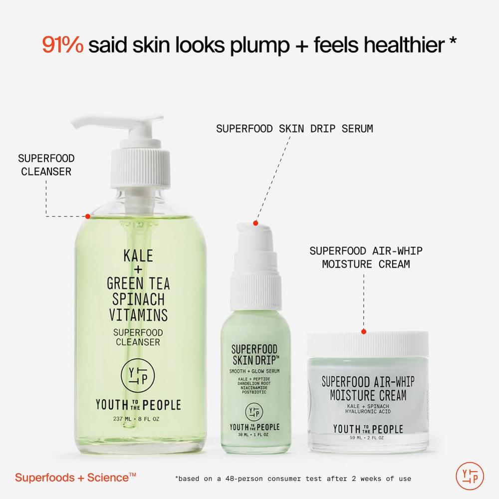 Youth To The People Superfood Air Whip Gesichtsfeuchtigkeitscreme Mit Hyaluronsäure 3,4 Unzen