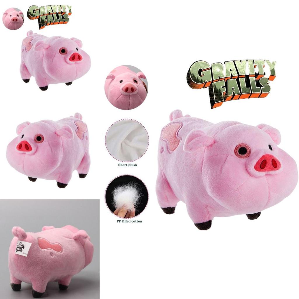 Gravity Falls Waddles Piggy Plush Toy Stuffed Animal Doll Kids Xmas Gift Decors
