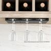 2PC Multi-functional Wine Glass Hanging Rack for Kitchen Cabinet Bar Organizer Wall-mounted Wine Glass Holder for Space-saving