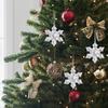10-50PCS Crystal Xmas Tree Pendant Xmas Tree Decorations Hanging Festive Party Supplies Hanging Tree Personalized Pendant