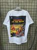 Unisex Cotton T-shirt Vintage 90s The Adventure of TinTin Moon Comics T-shirt Size L