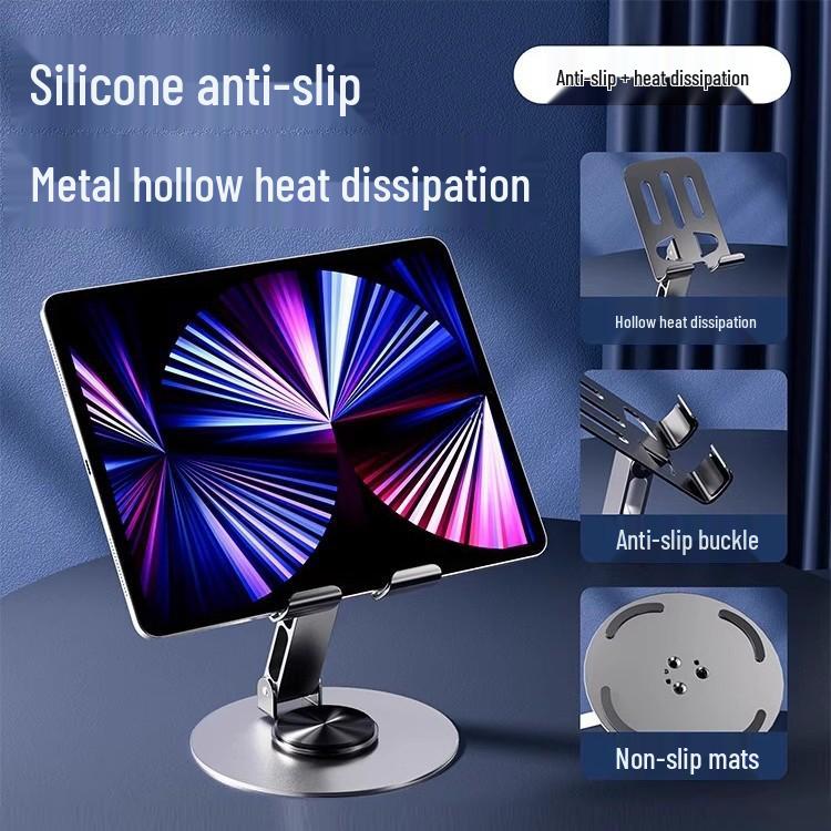 Rotatable Foldable Desktop Phone & Tablet Stand for Live Video