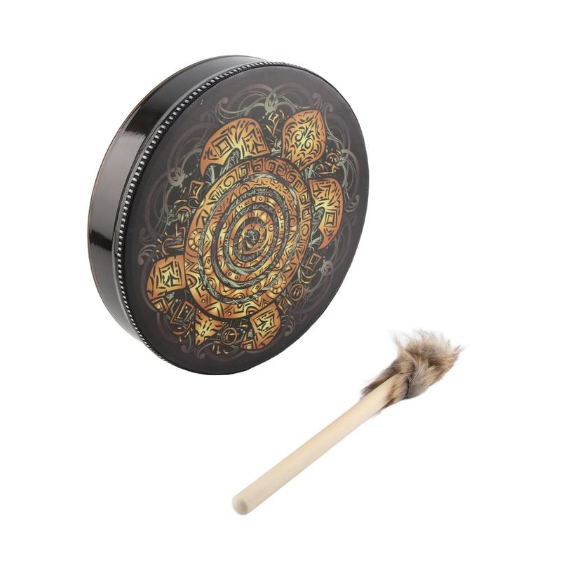 Shaman Vegetarian Totem Turtle Drum Sound Therapy Tool Light Hand Drum