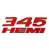 1 buc Autocolante Metalice 3D Portbagaj Mașină Emblema 345 392 HEMI Insignă Pentru Dodge Challenger Ram Charger Caliber Journey Caravan Chrysler Dart