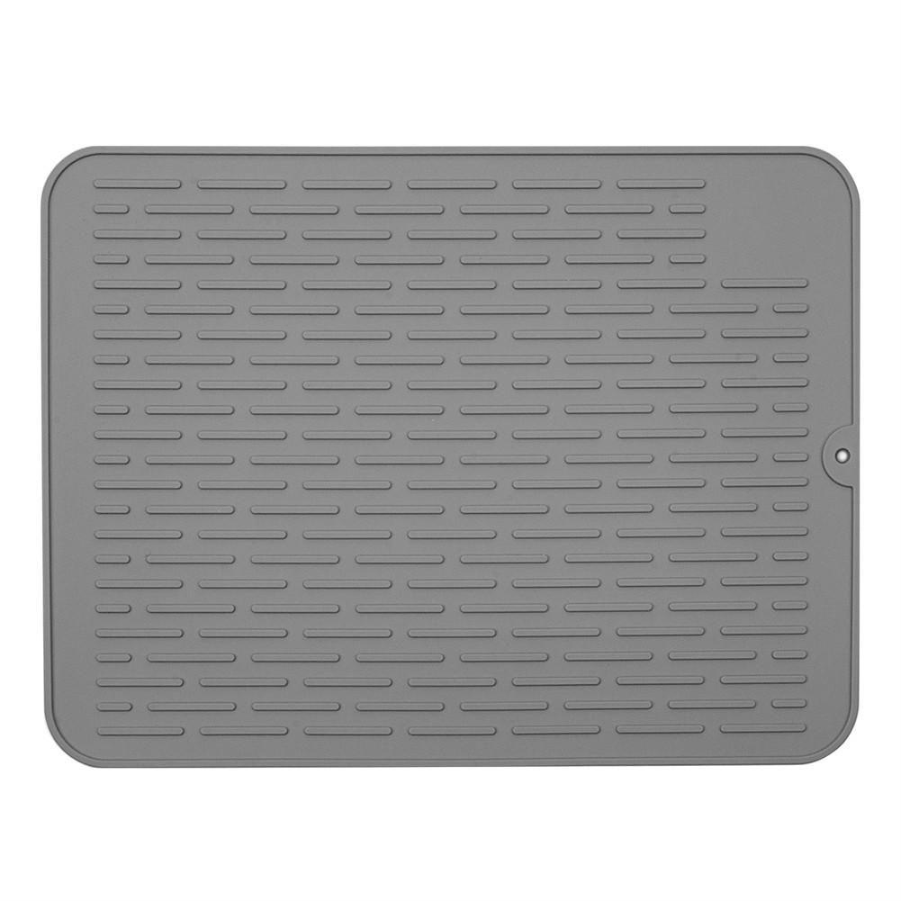 

Коврик для сушки посуды Быстросохнущий Многофункциональный Нескользящий серый