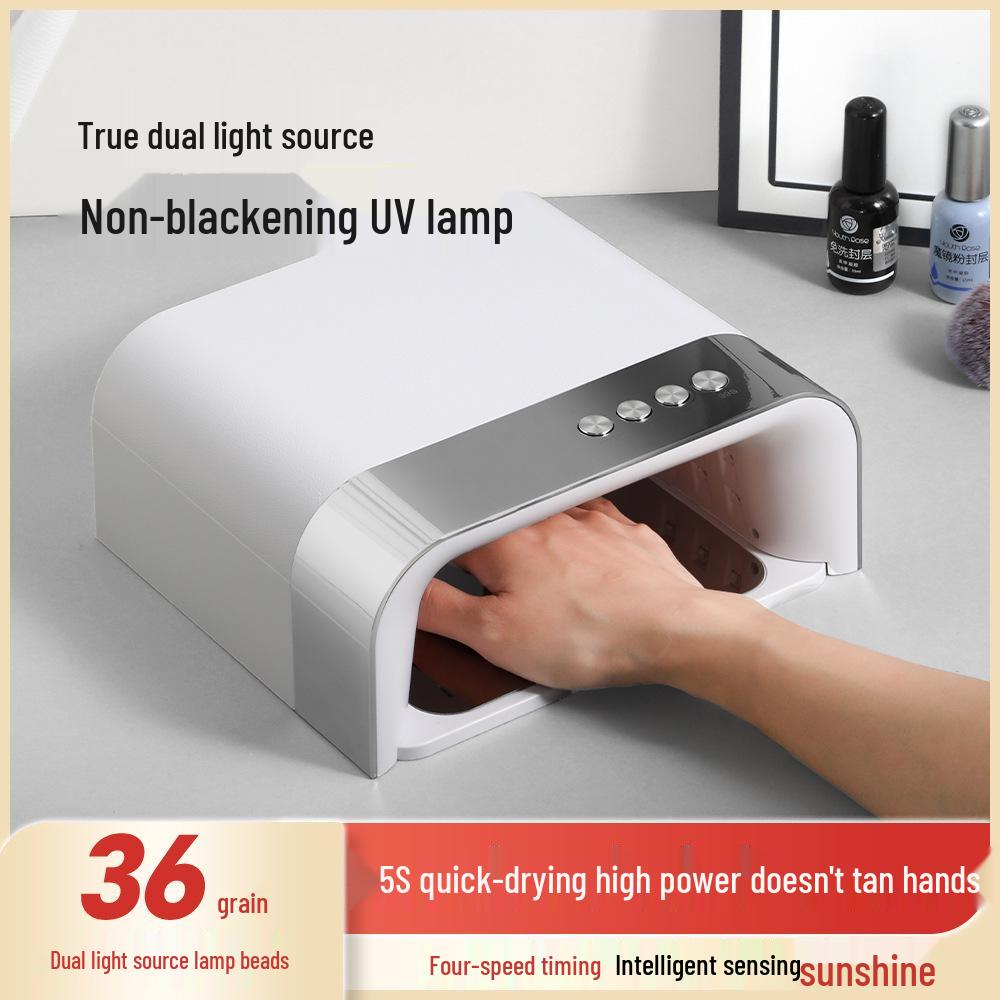 

Smart 36-Bead Dual Light Nail Lamp: UV Gel, Quick-Dry, Non-Blackening Curing