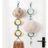 1PC Wall Mount Hat Holder Rack Storage Display Behind Doors Scarf Bag Hooks Hangers Shelf Home Rack Organizer Accessories