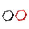 Billiard Chalk Case Magnetic Hexagonal Aluminum Single Section Pool Cue Chalk Box for Hexagonal Roun