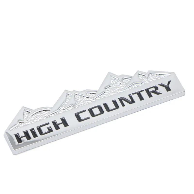 Polepy aut HIGH COUNTRY s písmeny pro všechny terénní modely Vzor oblasti Highland Příslušenství pro úpravu karoserie Zadní ozdoba kufru