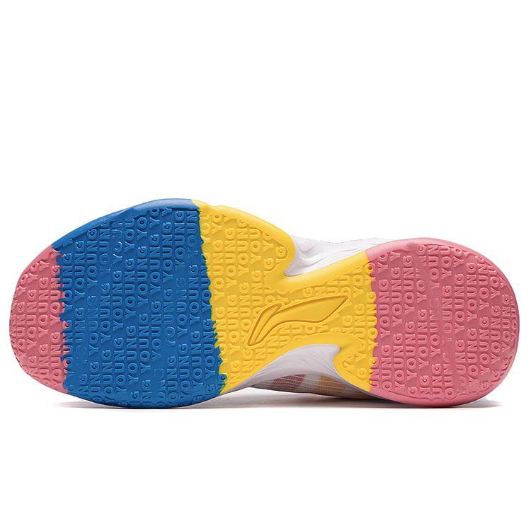 Li Ning Youth  Childrens Letter Shock Absorption Rebound Support Low Top Basketball Shoes Kids basketball shoes YKBS046-53