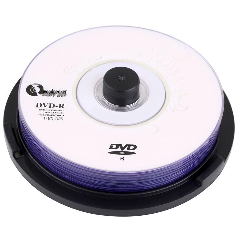 Woodpecker 3-Inch 1.4GB 8x DVD-R Discs (10-Pack)