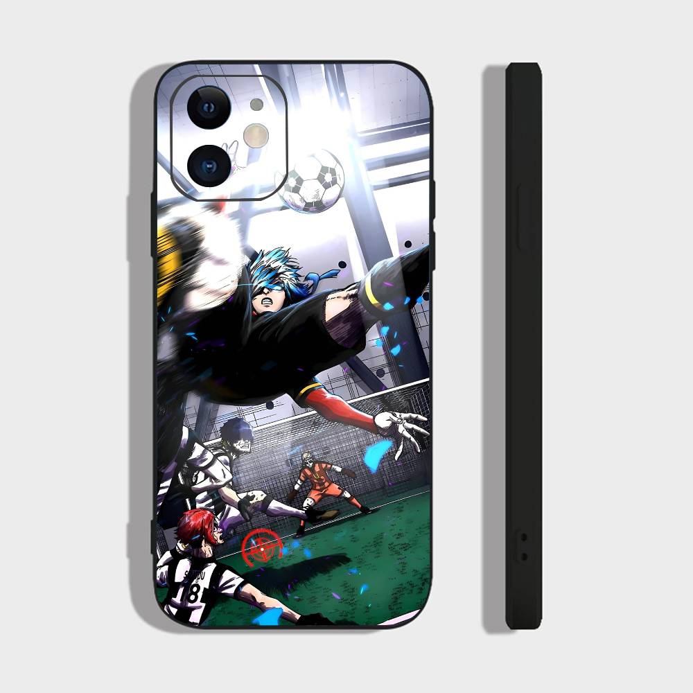 Anime M-Michael Kaiser For IPhone 17 Air 16 15 14 13 12 11 Pro Black Soft Cover Phone Case