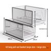 Multi-layer Pull-Out Kitchen Storage Basket for Snacks, Seasonings, and Jars