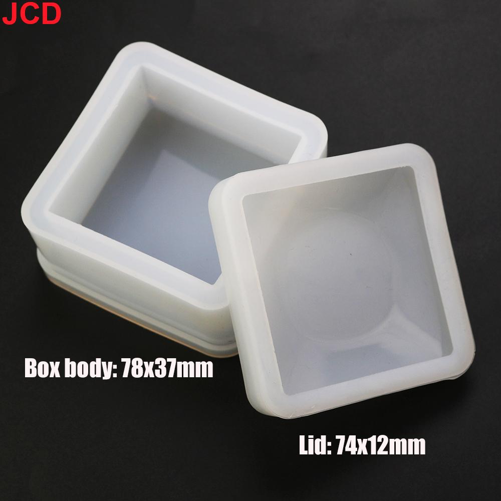 Epoxy Resin Hexagonal Crystal DIY Jewelry Box Silicone Mold Love Heart Storage Box Mold Brush Pot Resin Mold Jewelry Handcrafts