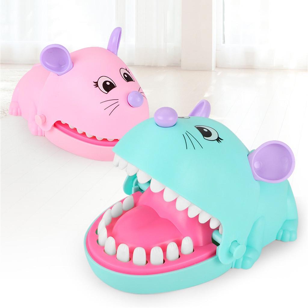 Funny Mouse Mouth Biting Finger Game Trick Prank Prop Kids Interactive Toy