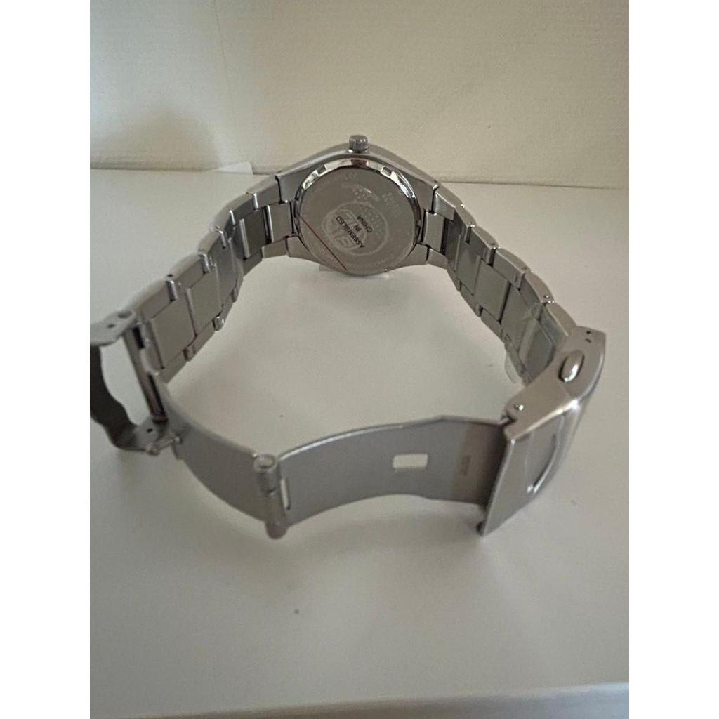 Used FOSSIL Watch Silver Black Dial