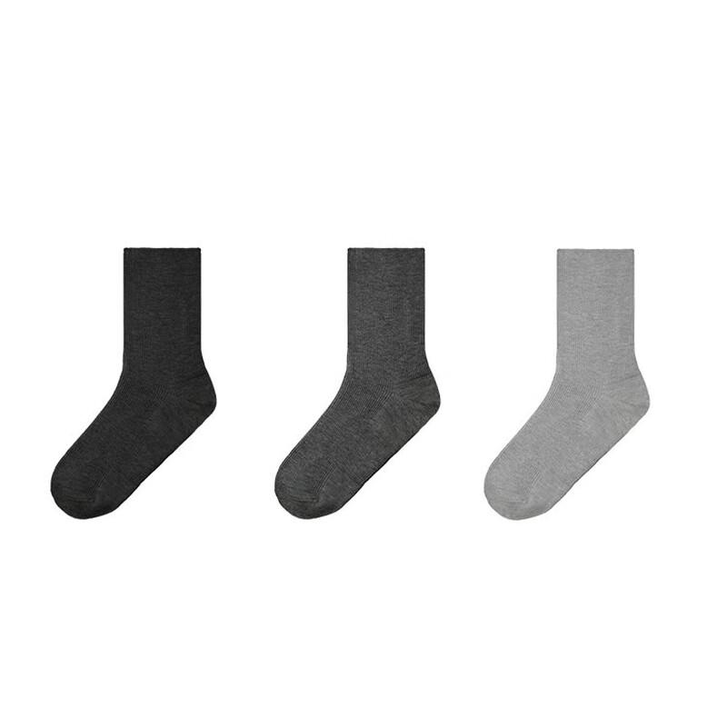 Women's Mercerized Wool Blend Thickened Antibacterial Warm Mid-Calf Socks (3-Pack)