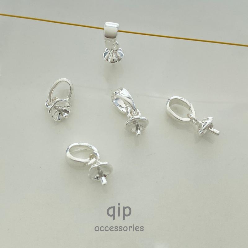 Accessori per gioielli fai da te: Fibbia a Seme Portafiore, Testa Ciondolo Colla, Chiusura Universale per Collana di Perle