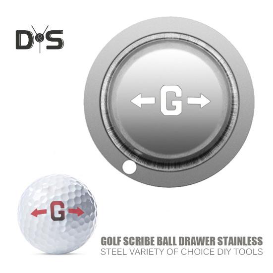 Precision Golf Ball Marker Golf Accessories DIY Golf Marker Golf Ball Liner Golf Alignment Tool Ball Identification Tool