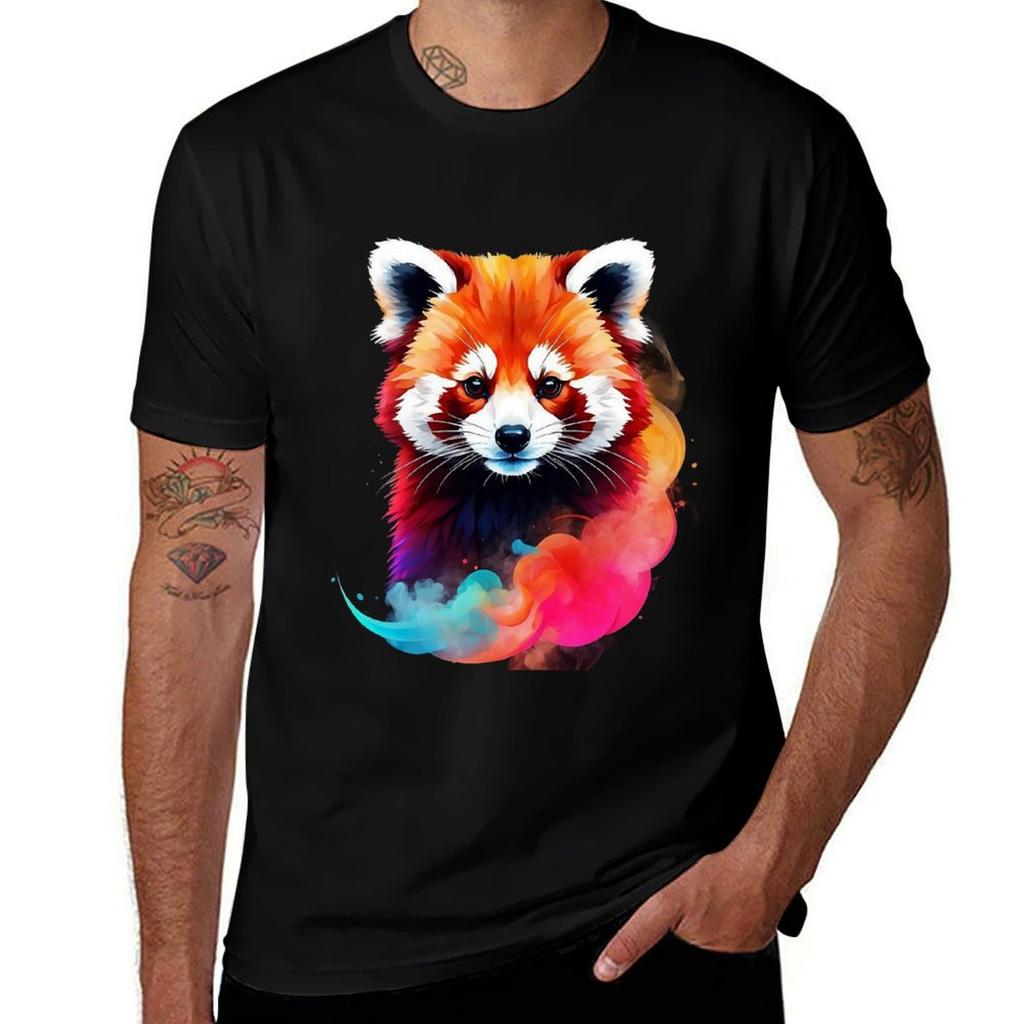 Red Panda Play Bamboo Haven Tshirt Plus Size Lightweight Top