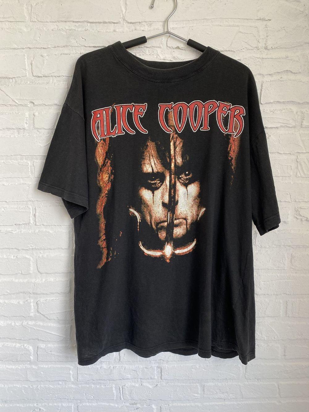 2002 Alice Cooper Dragontown European Tour Black Unisex T shirt S-5XL KH13858 XXL