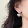 Elegant Ginkgo Leaf Pearl Tassel Earrings - Women's Luxury Fashion 